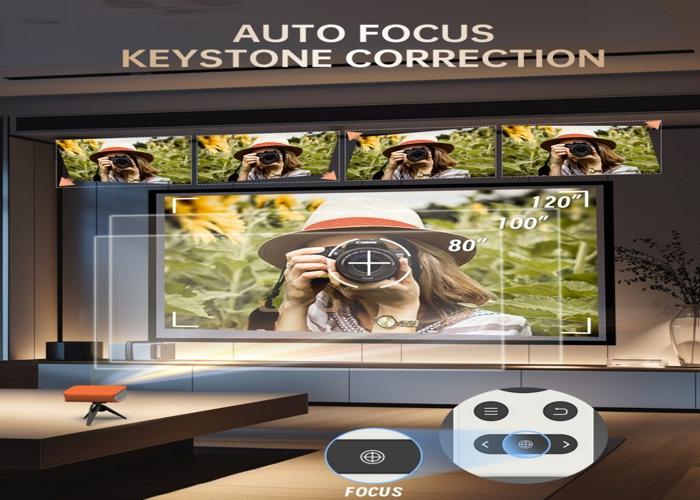 Portable Mini Projector For Movies And Gaming Anywhere, Anytime